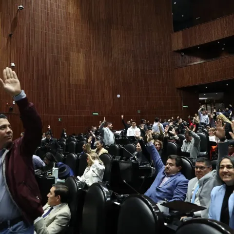 Diputados aprueban por unanimidad la reforma que empodera a García Harfuch Votación en la sesión de este jueves en San Lázaro