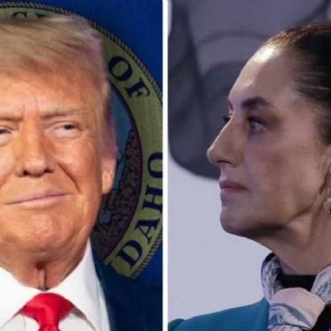 Claudia Sheinbaum felicitó a Donald Trump.