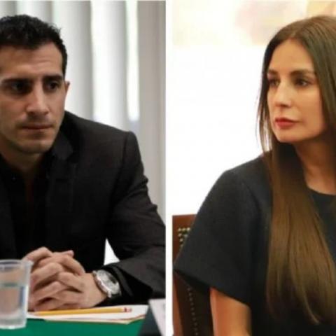 Paola Espinosa exige a Rommel Pacheco que pague las becas a los deportistas.