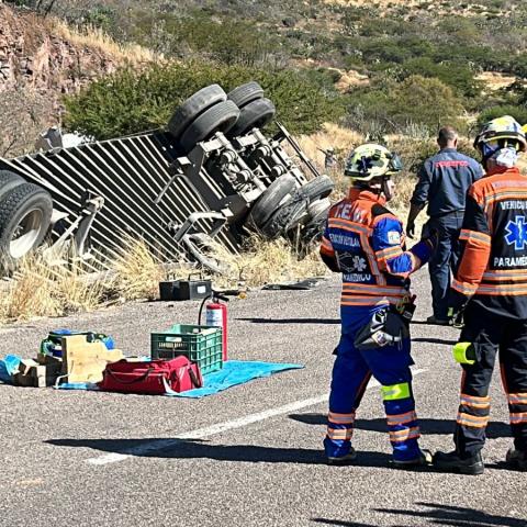 Accidente en Calvillo