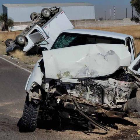 Sucedió en la carretera que conecta San Francisco de los Romo con la Comunidad de La Escondida