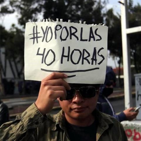 Manifestaciones por las 40 horas laborales