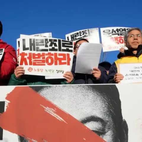 Protestas en Corea del Sur