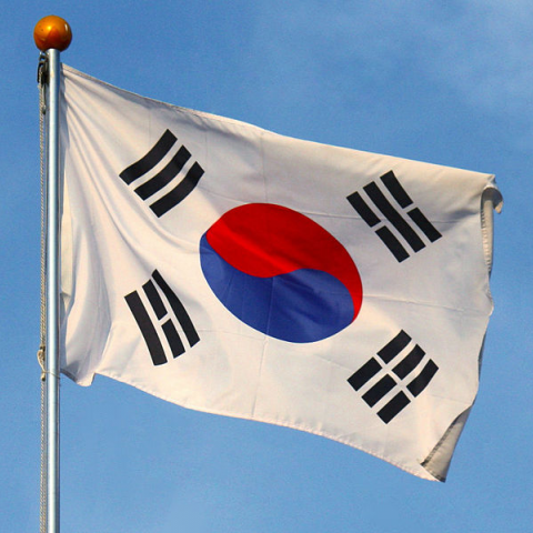 Bandera de Corea del Sur 