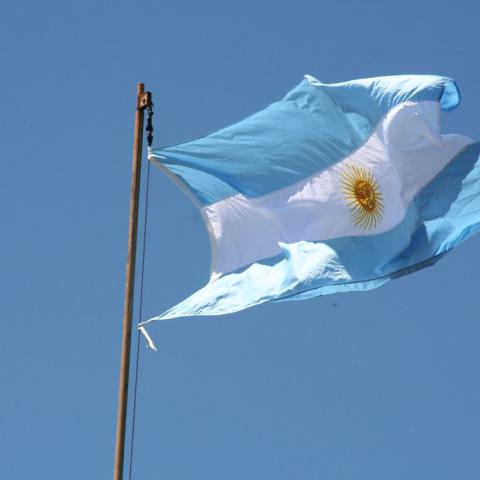 Bandera de Argentina 