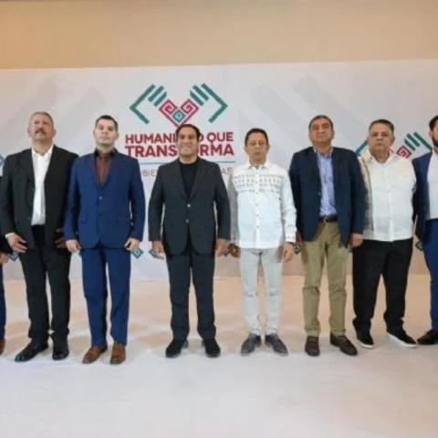 Gobernador electo de Chiapas presenta gabinete de seguridad.