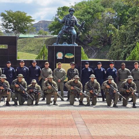 Policías de Aguascalientes en Colombia 