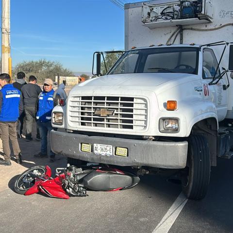 Se dirigía a su trabajo al momento en el que sufrió el accidente