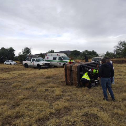 Accidente de globo en Axapusco 