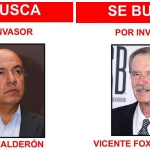 Felipe Calderón y Vicente Fox 