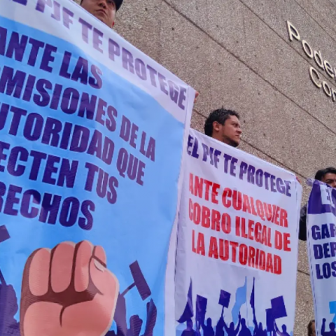 Paro de Trabajadores del Poder Judicial de la Federación en Aguascalientes 