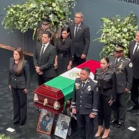 Homenaje a Omar Karin de la Cruz Adame, policía caído 