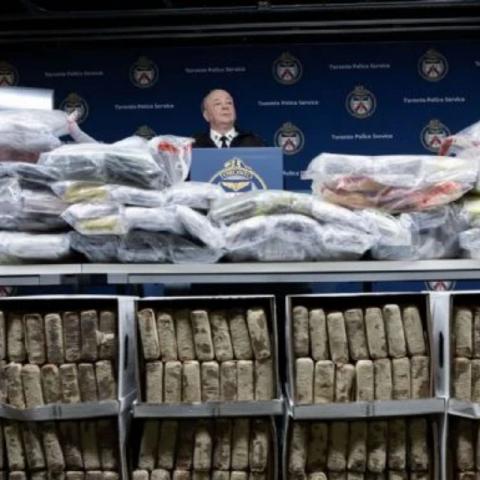 Canadá reporta decomiso histórico de cocaína ligada a una organización delincuencial de México.