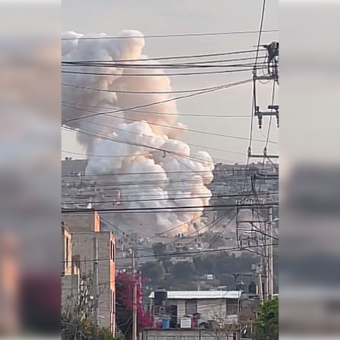 Explosión en Chimalhuacán 