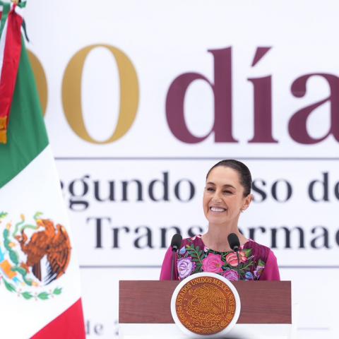 Claudia Sheinbaum da mensaje por sus primeros 100 días de gobierno