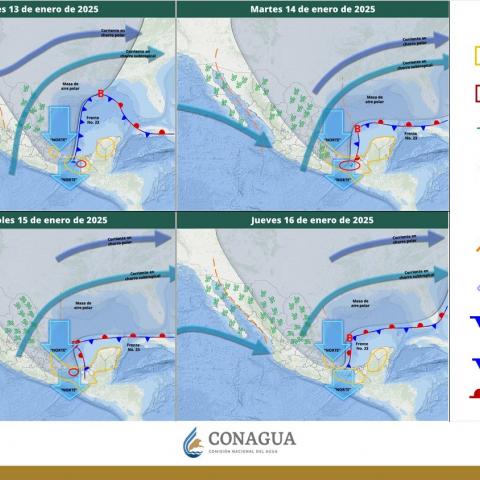 Frente Frío 23 mantendrá las bajas temperaturas hasta el jueves: SMN