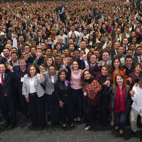 Claudia Sheinbaum Pardo y reunión con presidentes