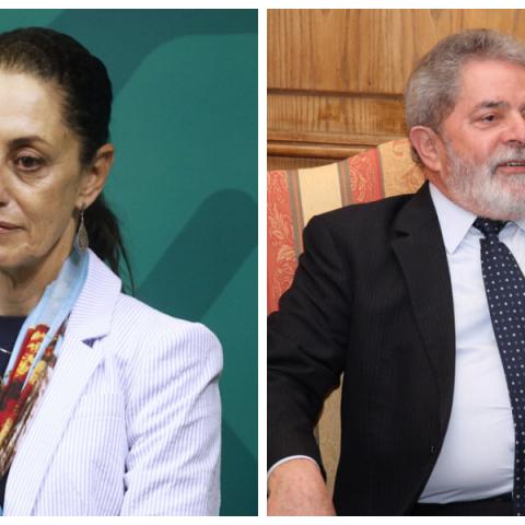 Claudia Sheinbaum y Luiz Inácio Lula da Silva 