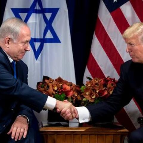 Benjamin Netanyahu y Donald Trump 