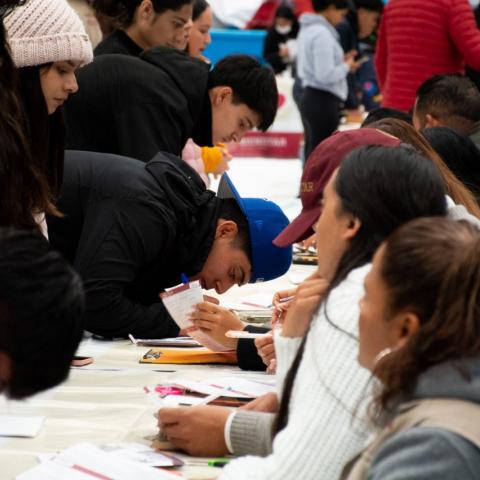 Entrega de becas