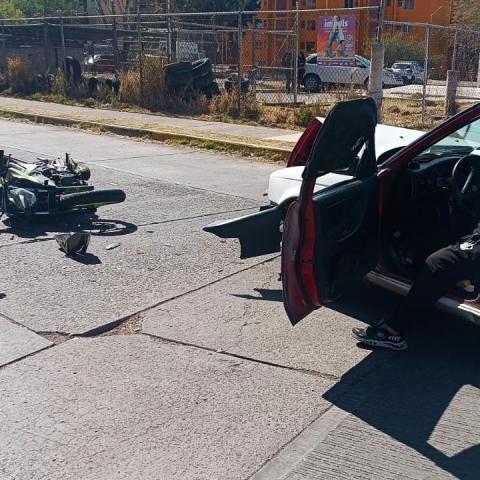 Sucedió en el cruce de San Francisco de los Viveros y la calle Las Cumbres en Ojocaliente