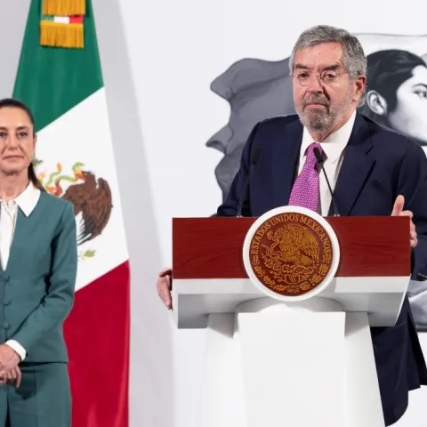 Claudia Sheinbaum Pardo y Juan Ramón de la Fuente