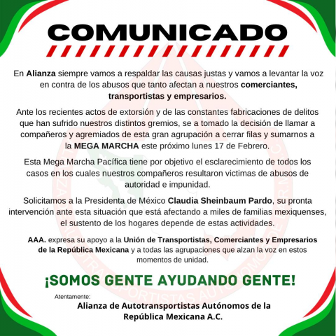 Comunicado 