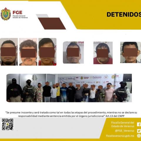 Detenidos en Veracruz 