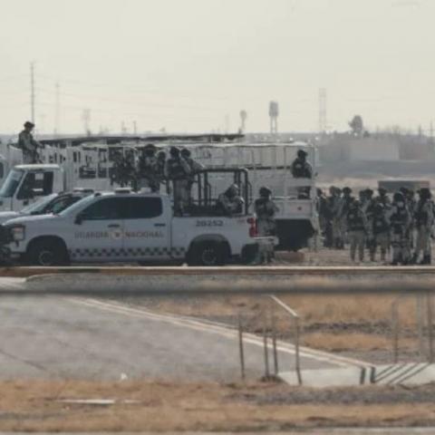 México despliega nuevo contingente de la Guardia Nacional en la frontera con EU.