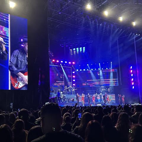 Así disfrutaron los "hijos" de Chayanne de su concierto en Aguascalientes