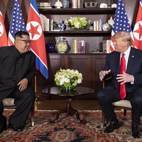 Donald Trump y Kim Jong-un 