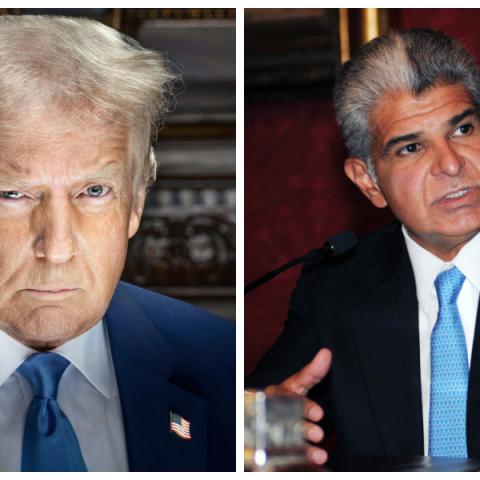 Donald Trump y José Raúl Mulino 