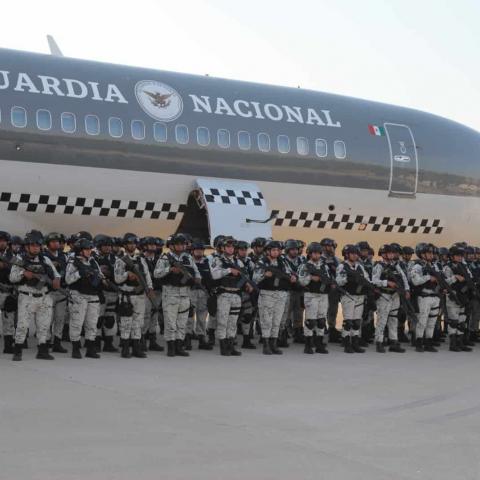 Aguascalientes envía 150 elementos de la Guardia Nacional para resguardo de frontera norte