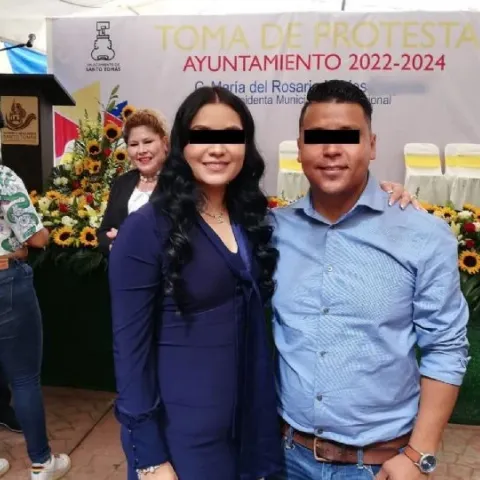 Wicho y su esposa