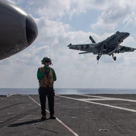 Accidente en el USS Truman