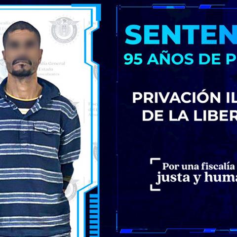 Fue declarado culpable por el delito de Privación Ilegal de la Libertad en su modalidad de Secuestro Agravado