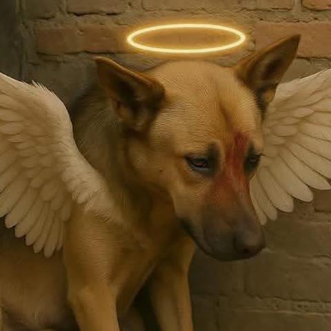 La perrita tuvo que ser sacrificada al presentar una herida que le dejó sin la mitad de la cabeza