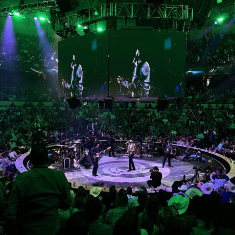 Duelo pone a cantar a sus miles de fans en el Palenque de la FNSM 2025
