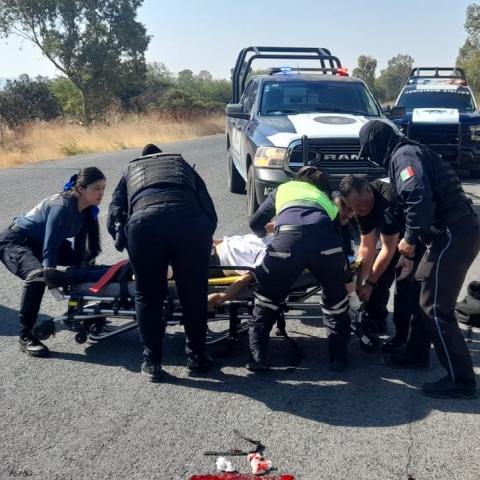 Ocurrió esta mañana en la carretera que conduce a Palo Alto en el Municipio de El Llano