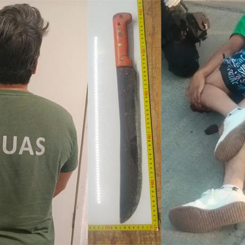 La FGE dice que el origen del enfrentamiento fue un incidente vial por culpa del chofer de plataforma y no un intento de asalto