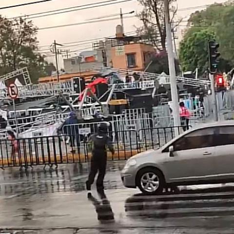 Escenario caído 