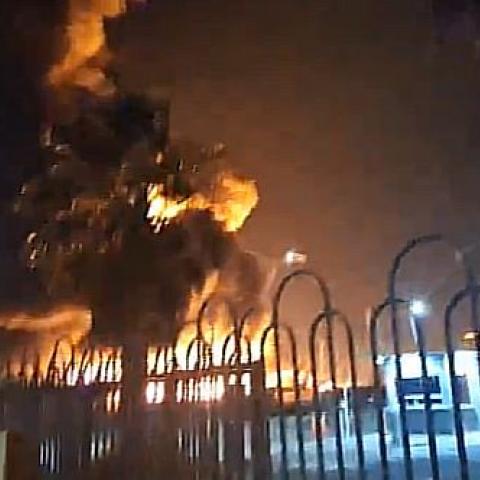 Incendio en Nuevo León 