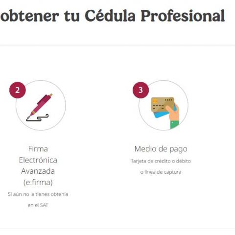Trámite de cédula profesional 