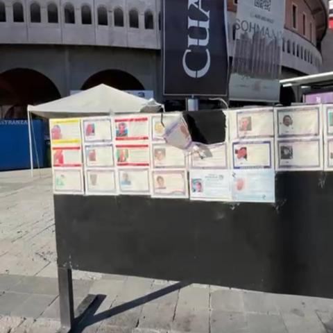 Mampara sin fichas de búsqueda