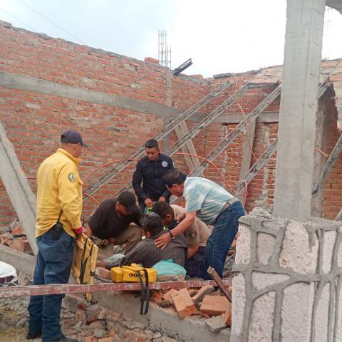 El accidente ocurrió en la Comunidad Rancho Mesa de los García en Calvillo