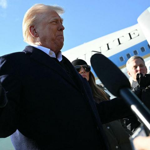 amenazan de muerte a Trump con una imagen en redes sociales