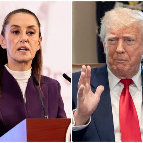Sheinbaum y Trump
