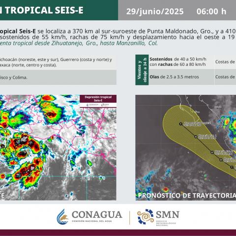 Depresión Tropical Seis‐E