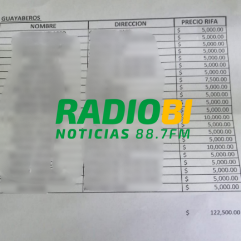 Locatarios revelan lista de cobros por supuesta extorsión en Centro Comercial Agropecuario