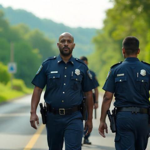 Policías mexicanos en Guatemala